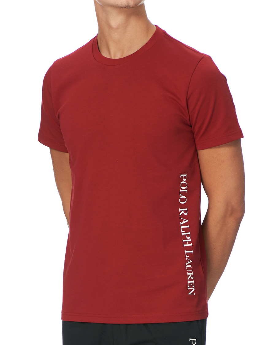 Herre | T-Shirts | Polo Ralph Lauren | Loop Back Logo Tee Eaton Red
