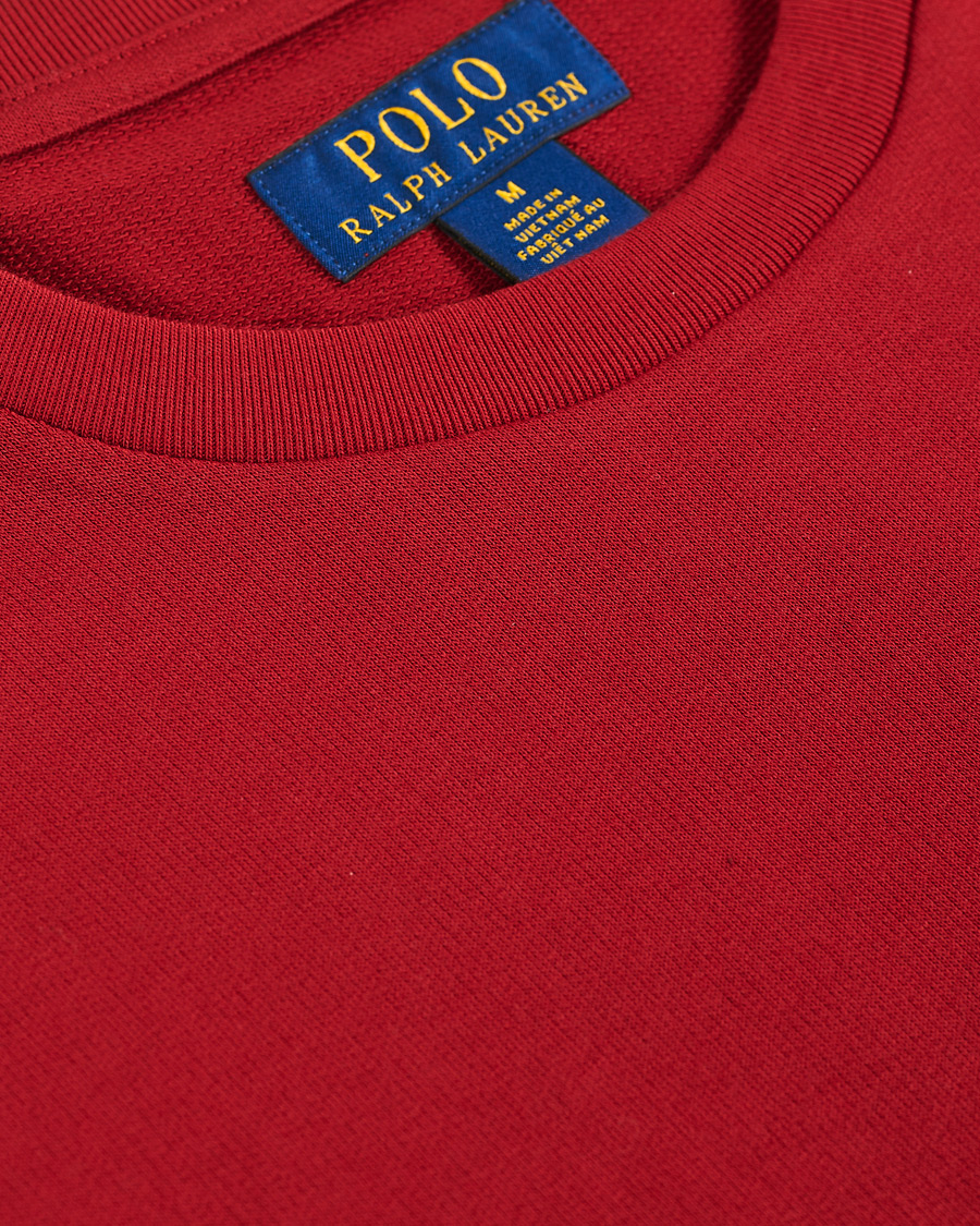Herre | T-Shirts | Polo Ralph Lauren | Loop Back Logo Tee Eaton Red