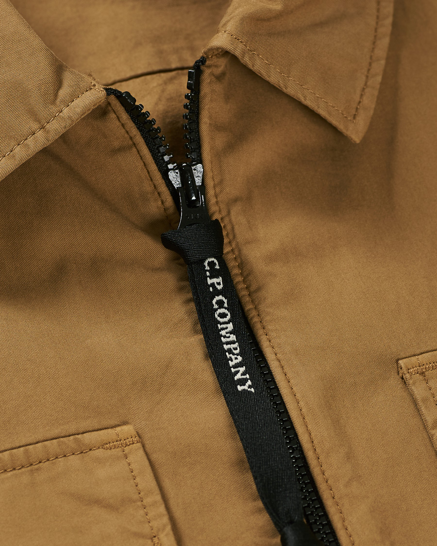 Herre | Skjorter | C.P. Company | Garment Dyed Overshirt Khaki