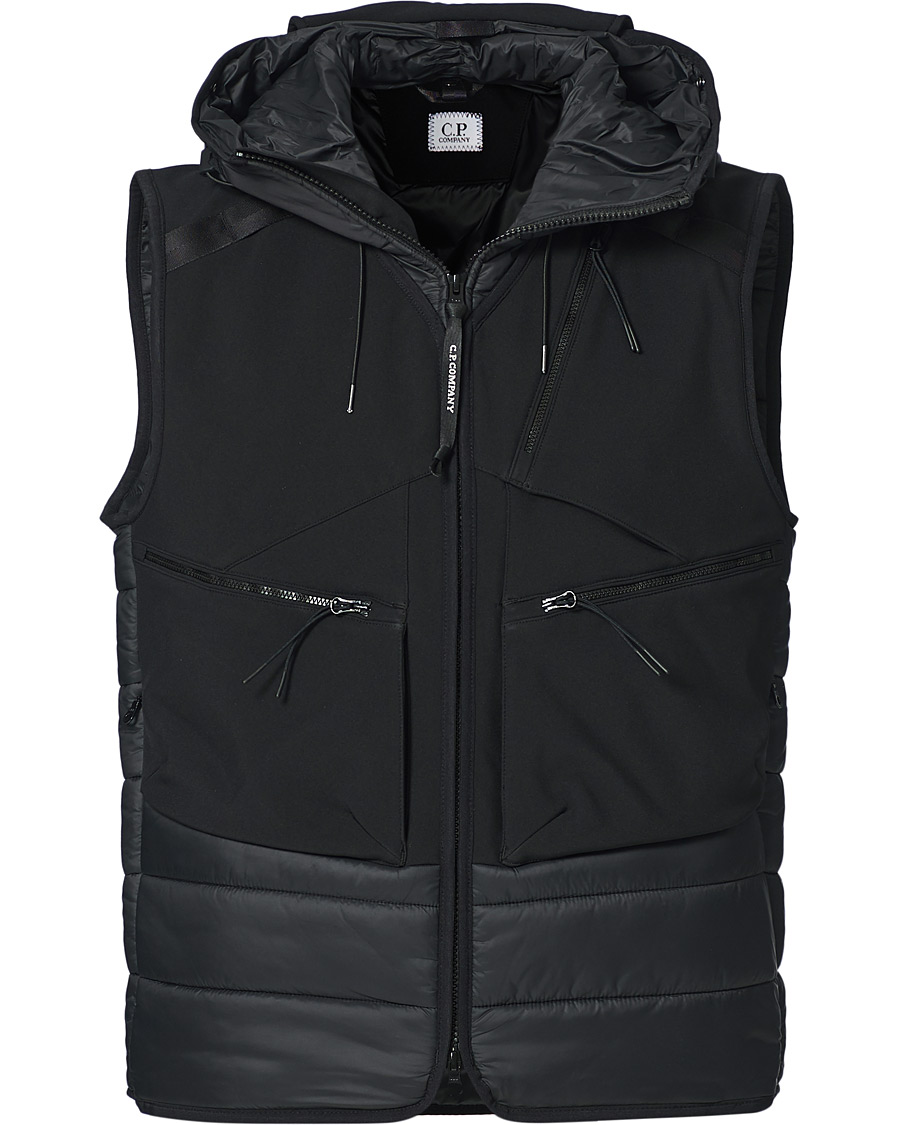 Herre | Jakker | C.P. Company | Shell Mixed Goggle Vest Black
