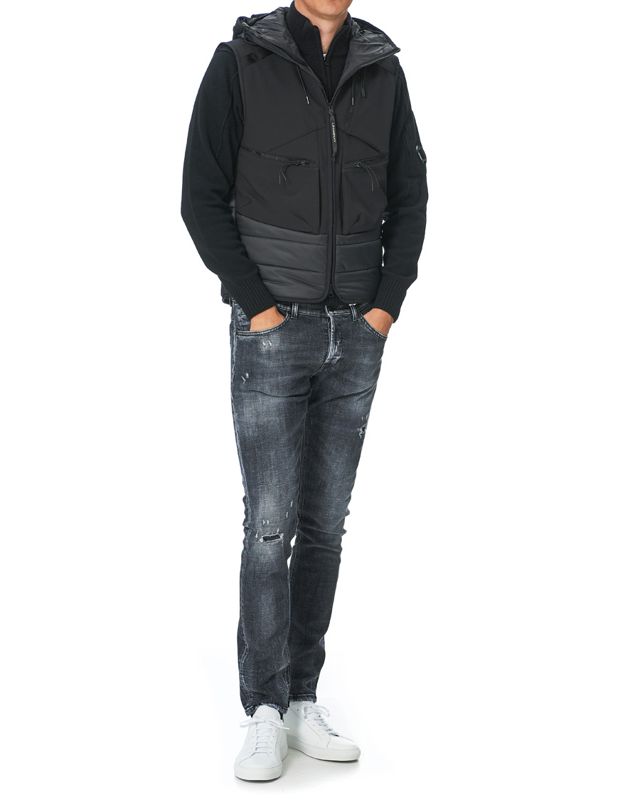 Herre | Jakker | C.P. Company | Shell Mixed Goggle Vest Black