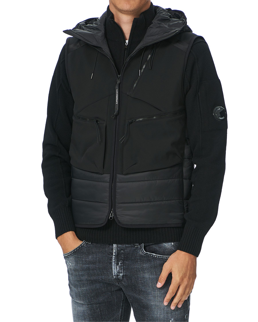 Herre | Jakker | C.P. Company | Shell Mixed Goggle Vest Black