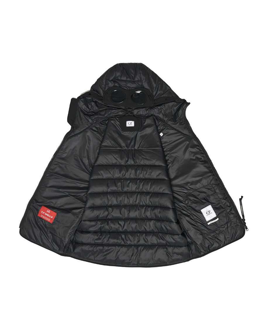 Herre | Jakker | C.P. Company | Shell Mixed Goggle Vest Black