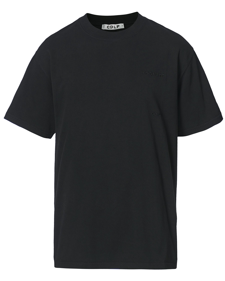 Herre | T-Shirts | CDLP | Recycled Cotton Logo Tee Black
