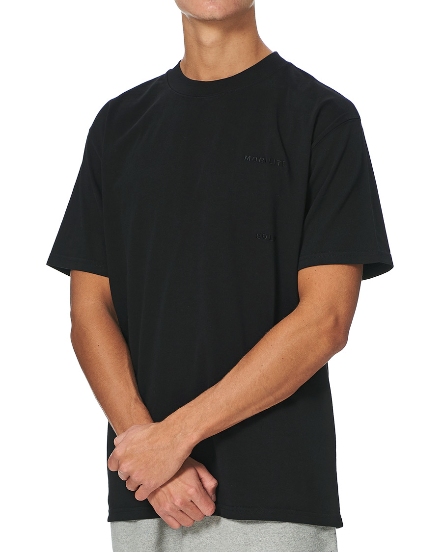 Herre | T-Shirts | CDLP | Recycled Cotton Logo Tee Black