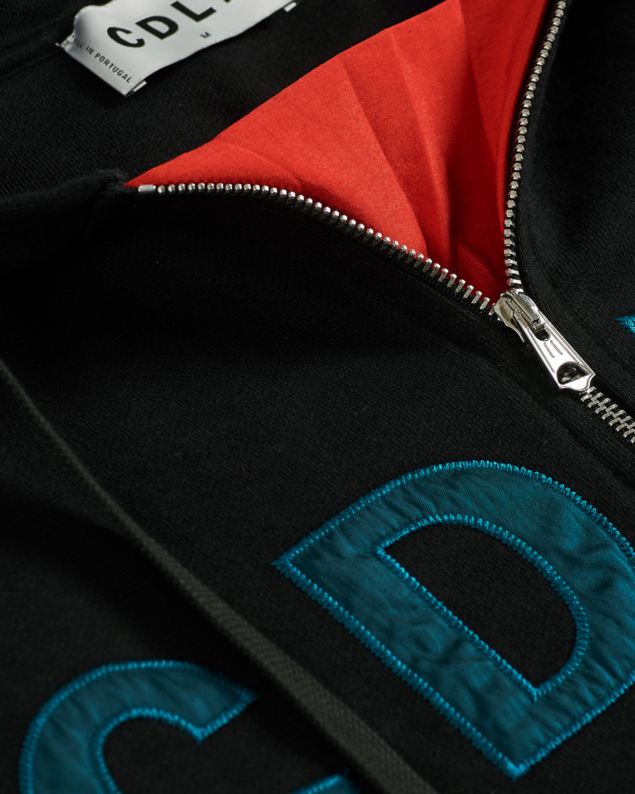 Herre | Trøjer | CDLP | Heavyweight Terry Half-Zip Hoodie Black