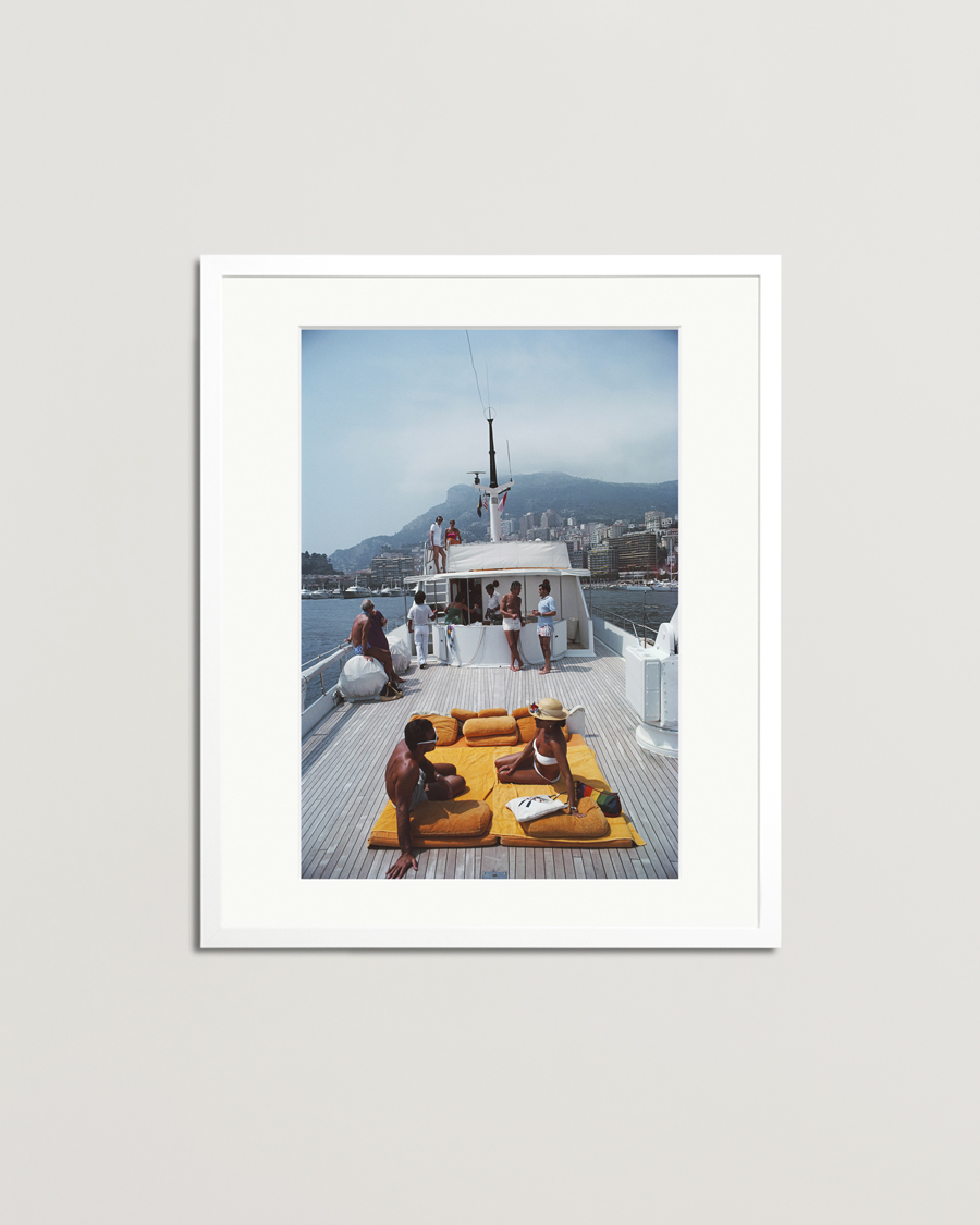 Herre |  | Sonic Editions | Framed Slim Aarons Scottis Yacht