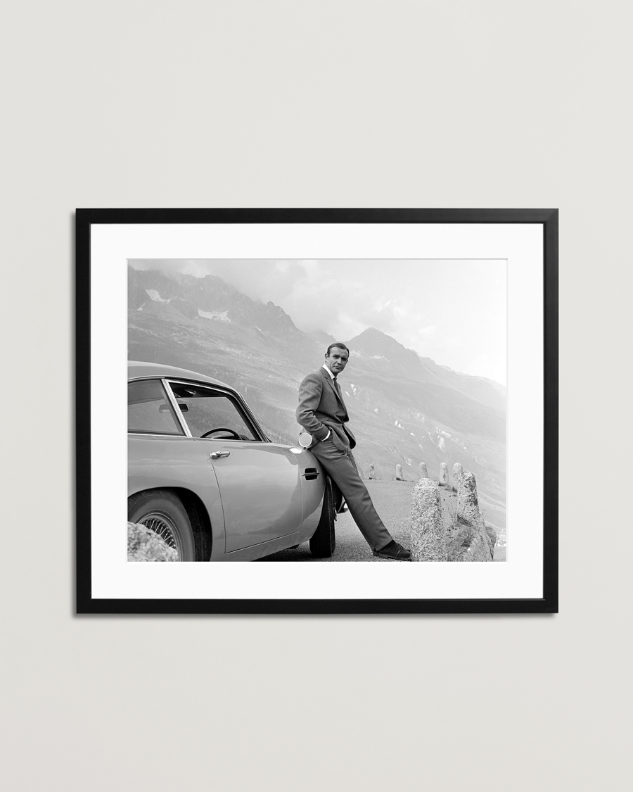 Herre | Sonic Editions | Sonic Editions | Framed Connery And His Aston Martin