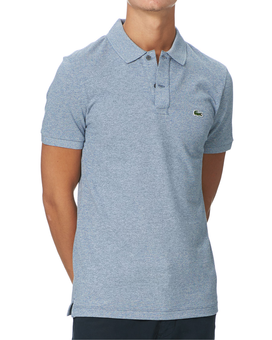 Herre | Polotrøjer | Lacoste | Slim Fit Polo Piké Light Indigo Blue