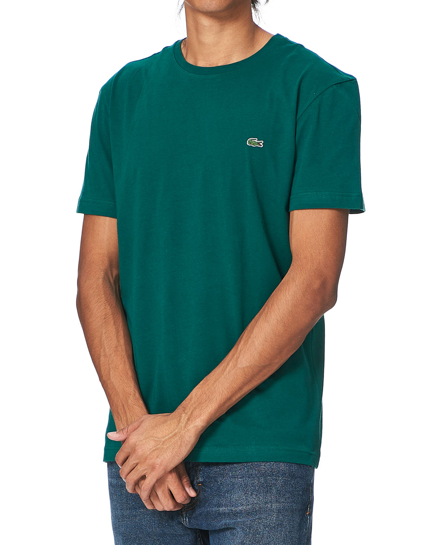 Herre | T-Shirts | Lacoste | Crew Neck Tee Green