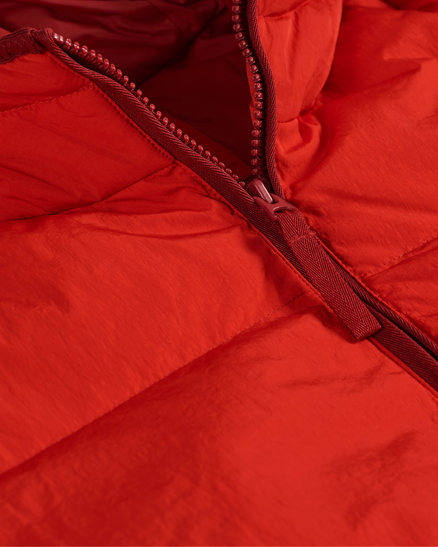 Herre | Jakker | Lacoste | Down Hooded Jacket Red