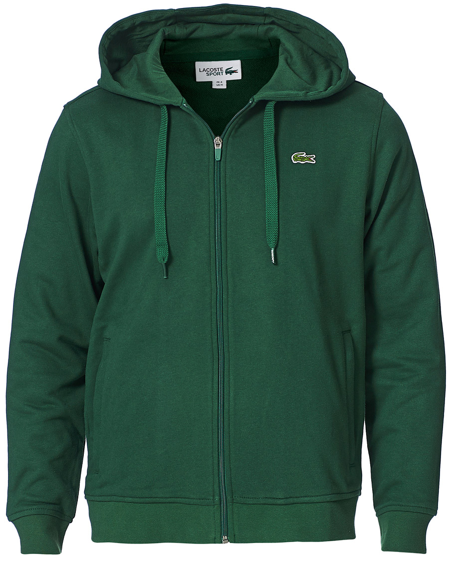 Herre | Trøjer | Lacoste | Full Zip Hood Vert Green