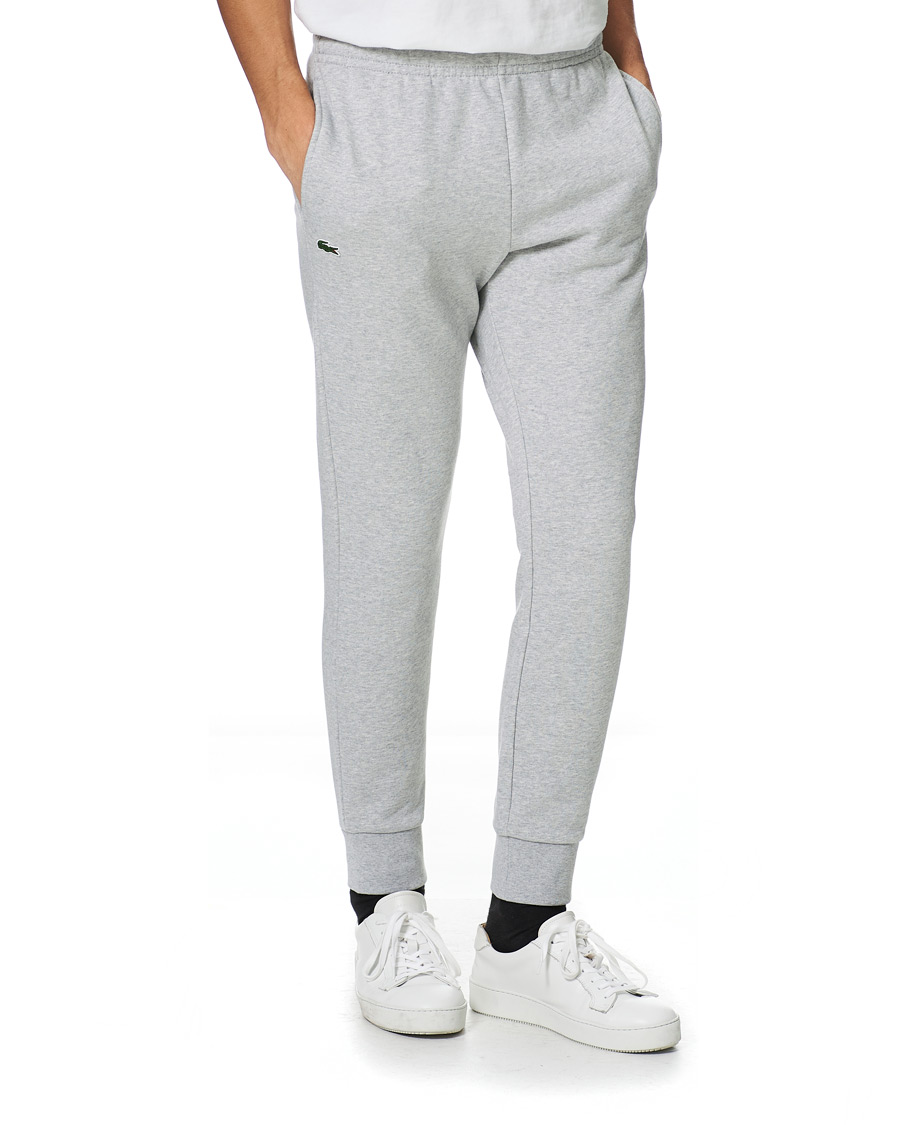Herre | Bukser | Lacoste | Cotton Sweatpants Grey Melange