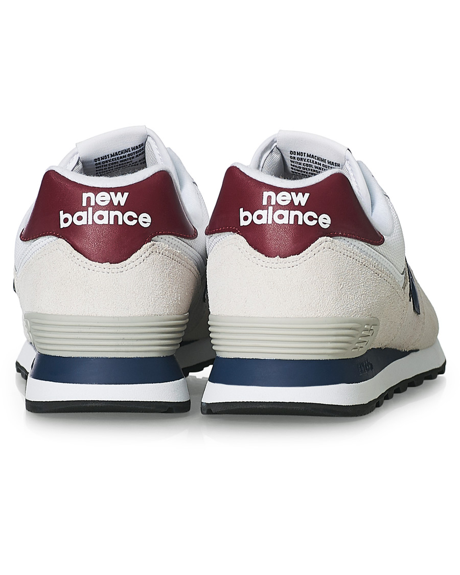 Herre | New Balance 574 Sneaker White/Navy | New Balance | 574 Sneaker White/Navy