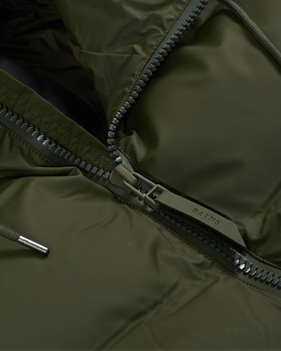 Herre | Jakker | RAINS | Waterproof Long Puffer Jacket Green