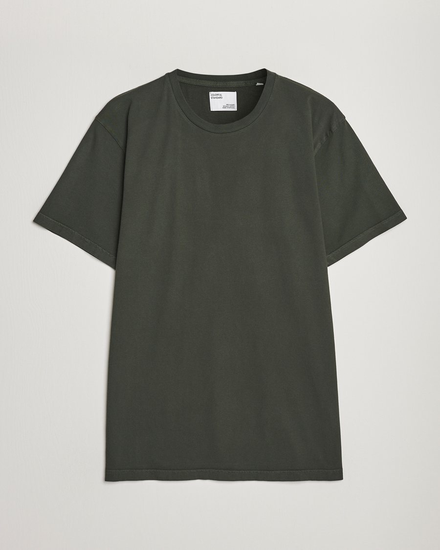 Colorful Standard Organic T-Shirt Hunter Green - CareOfCarl.dk