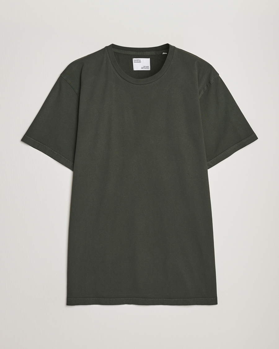 Herre | T-Shirts | Colorful Standard | Classic Organic T-Shirt Hunter Green
