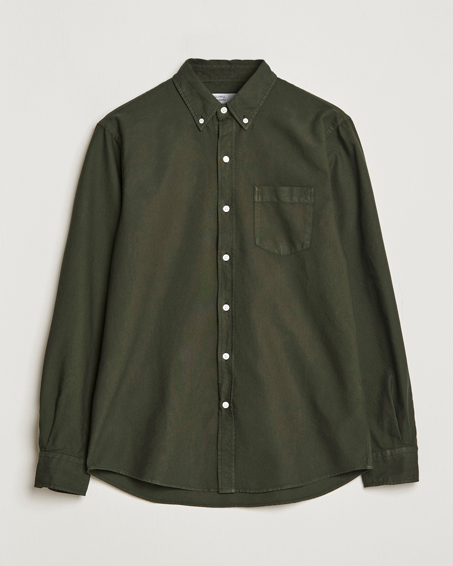 Herre | Gaver til særlige lejligheder | Colorful Standard | Classic Organic Oxford Button Down Shirt Hunter Green