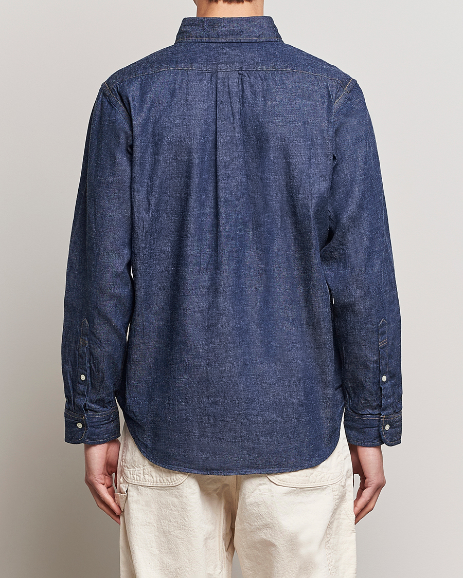 Herre | Skjorter | orSlow | Denim Button Down Shirt One Wash