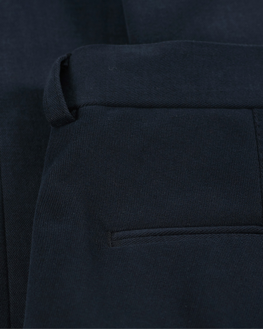 Herre | Bukser | Oscar Jacobson | Denz Turn Up Chinos Navy