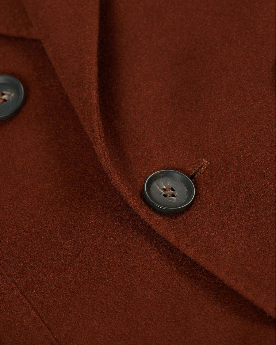 Herre | Jakker | Oscar Jacobson | Sebastian Double Breasted Cashmere Coat Camel