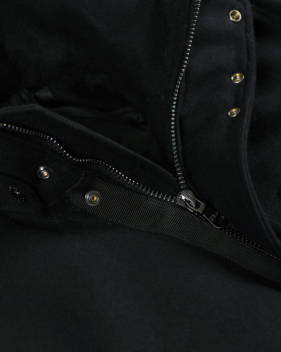 Herre | Jakker | Oscar Jacobson | Dammond Padded Wool Parka Black