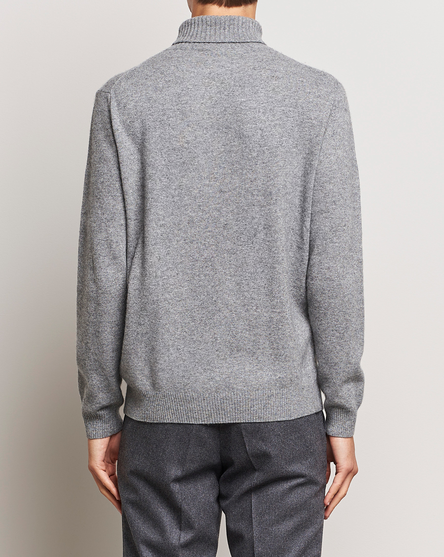 Herre | Trøjer | Oscar Jacobson | Salim Wool/Cashmere Rollneck Light Grey