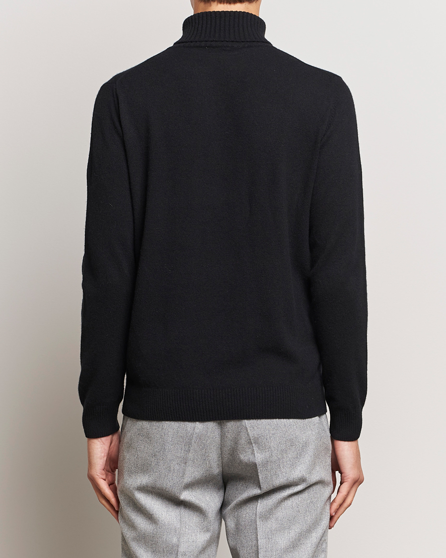 Herre | Trøjer | Oscar Jacobson | Salim Wool/Cashmere Rollneck Black