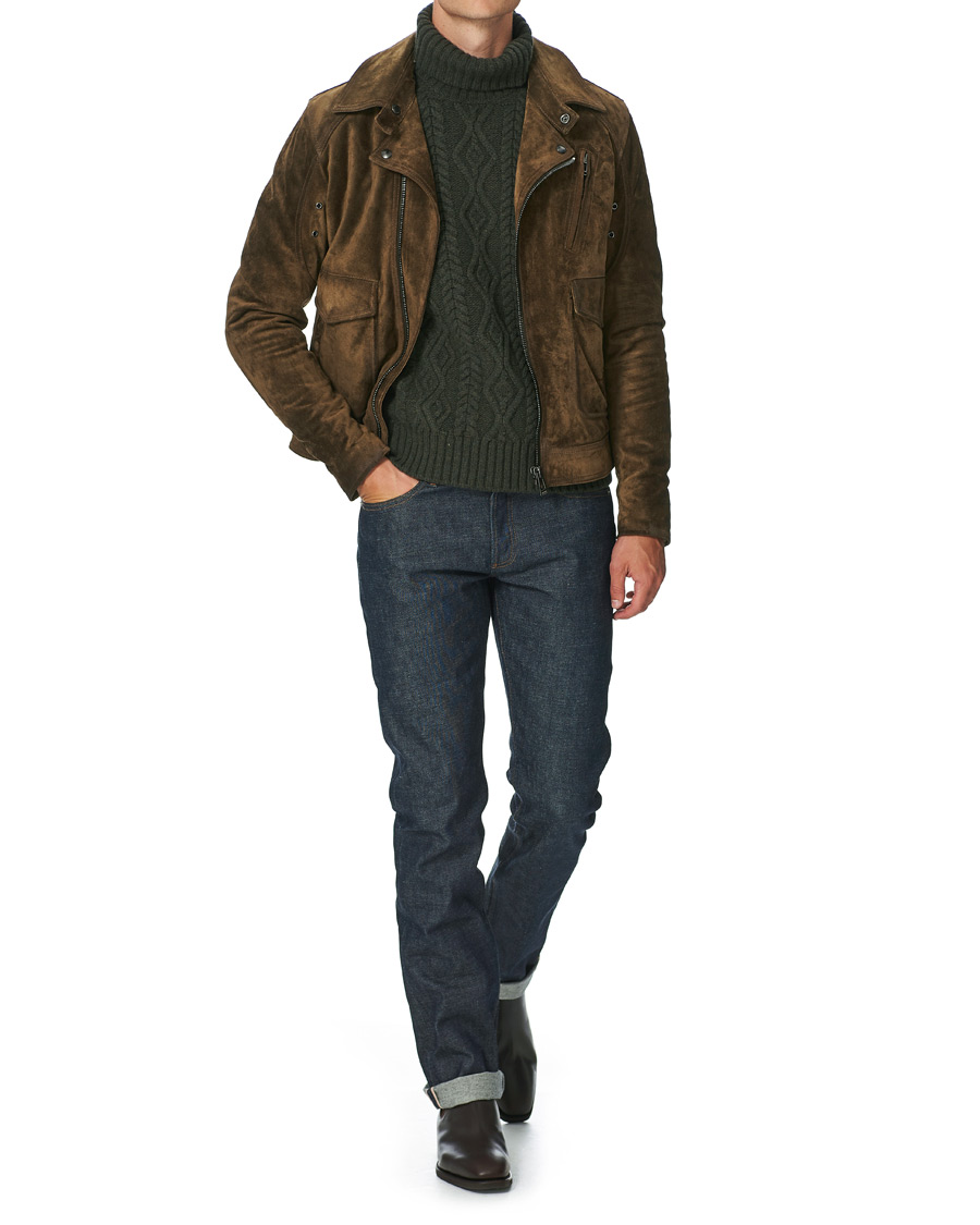 Herre | Jakker | Belstaff | Charlie Suede Jacket Windsor Moss