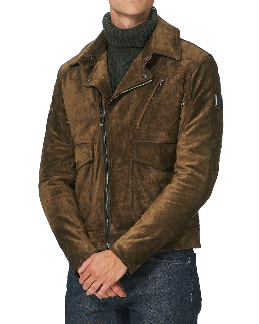 Herre | Jakker | Belstaff | Charlie Suede Jacket Windsor Moss
