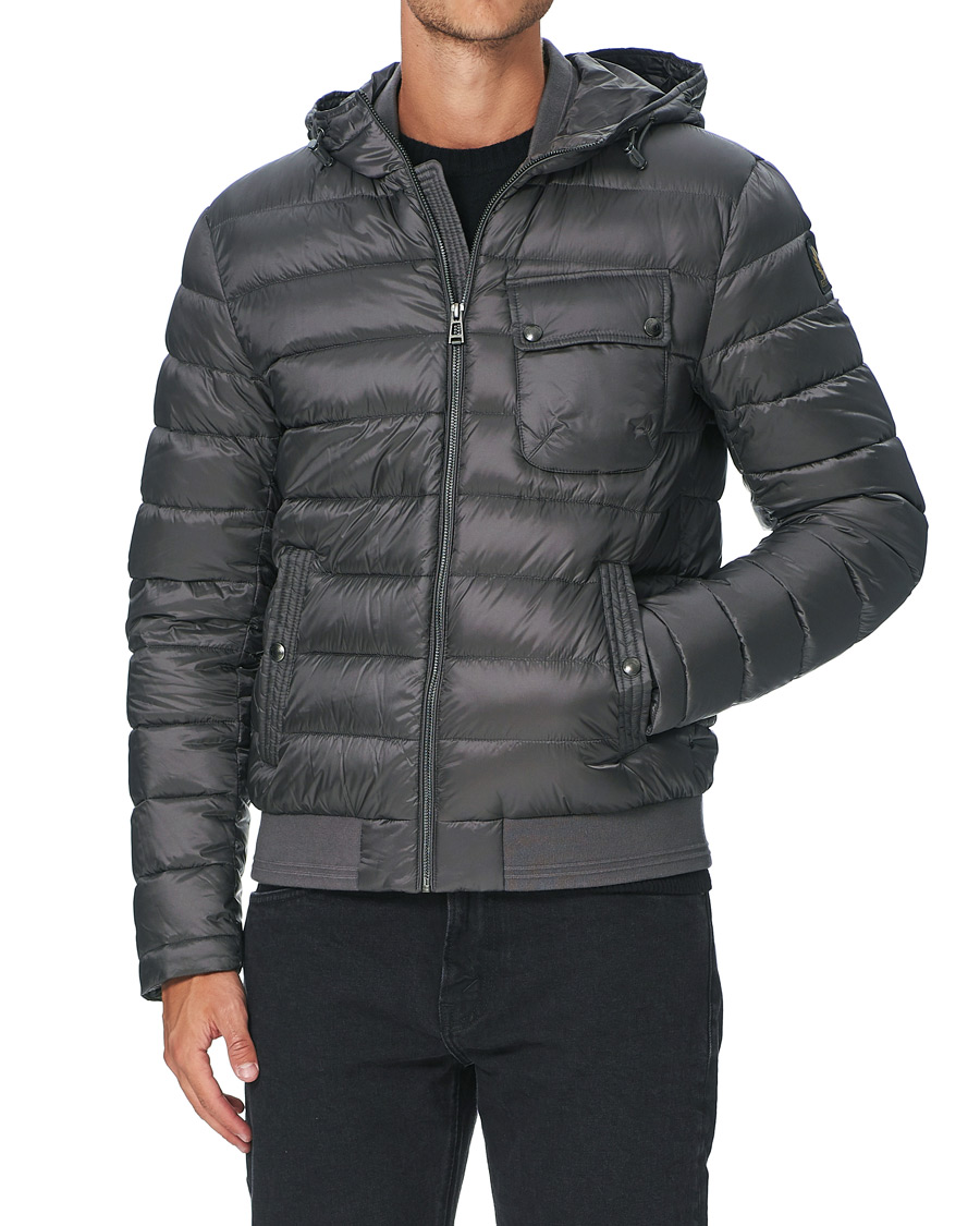 Herre | Jakker | Belstaff | Streamline Down Jacket Granite Grey