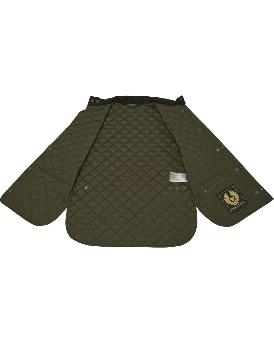 Herre | Veste | Belstaff | Waistcoat Quilted Faded Olive