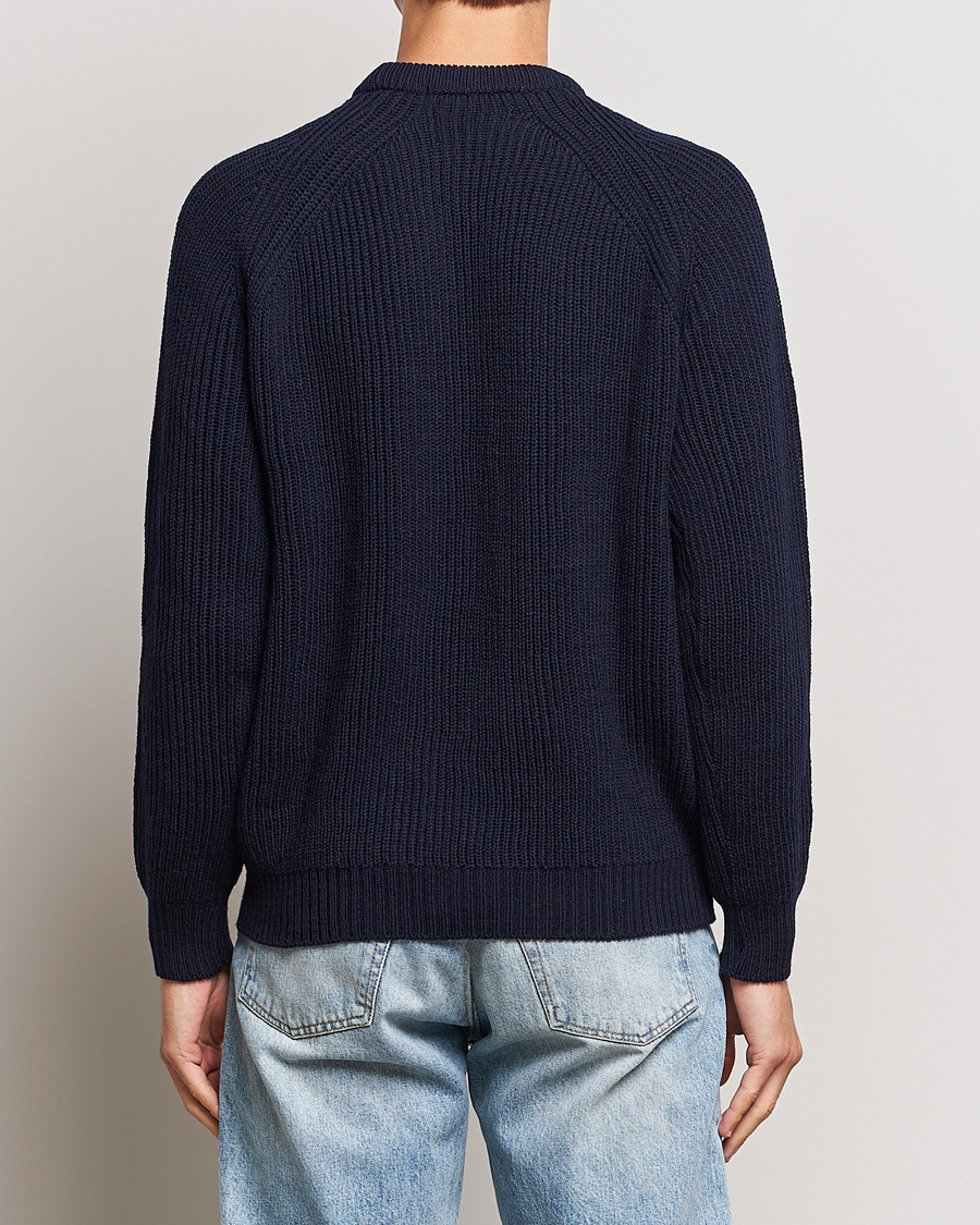Herre | Trøjer | Peregrine | Ford Knitted Wool Jumper Navy