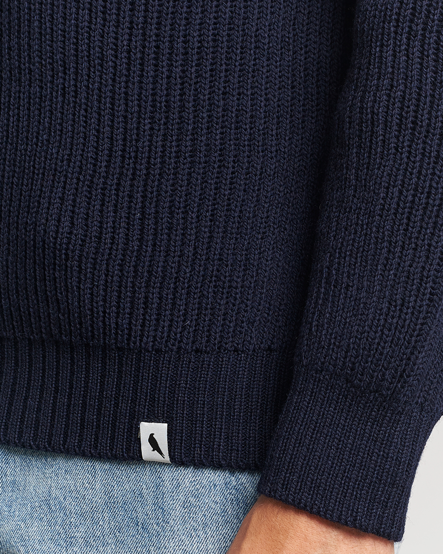 Herre | Trøjer | Peregrine | Ford Knitted Wool Jumper Navy
