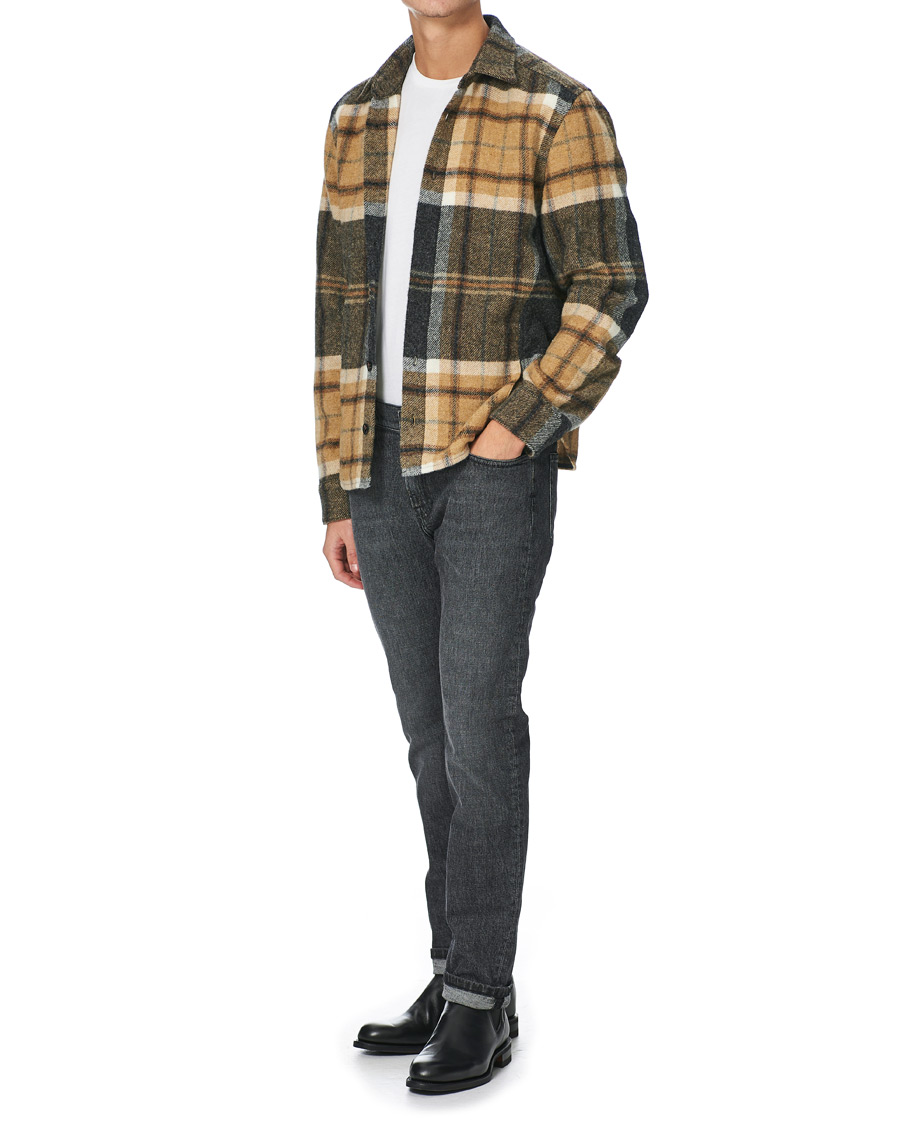 Herre | Skjorter | Peregrine | Checked Wool Overshirt Barney