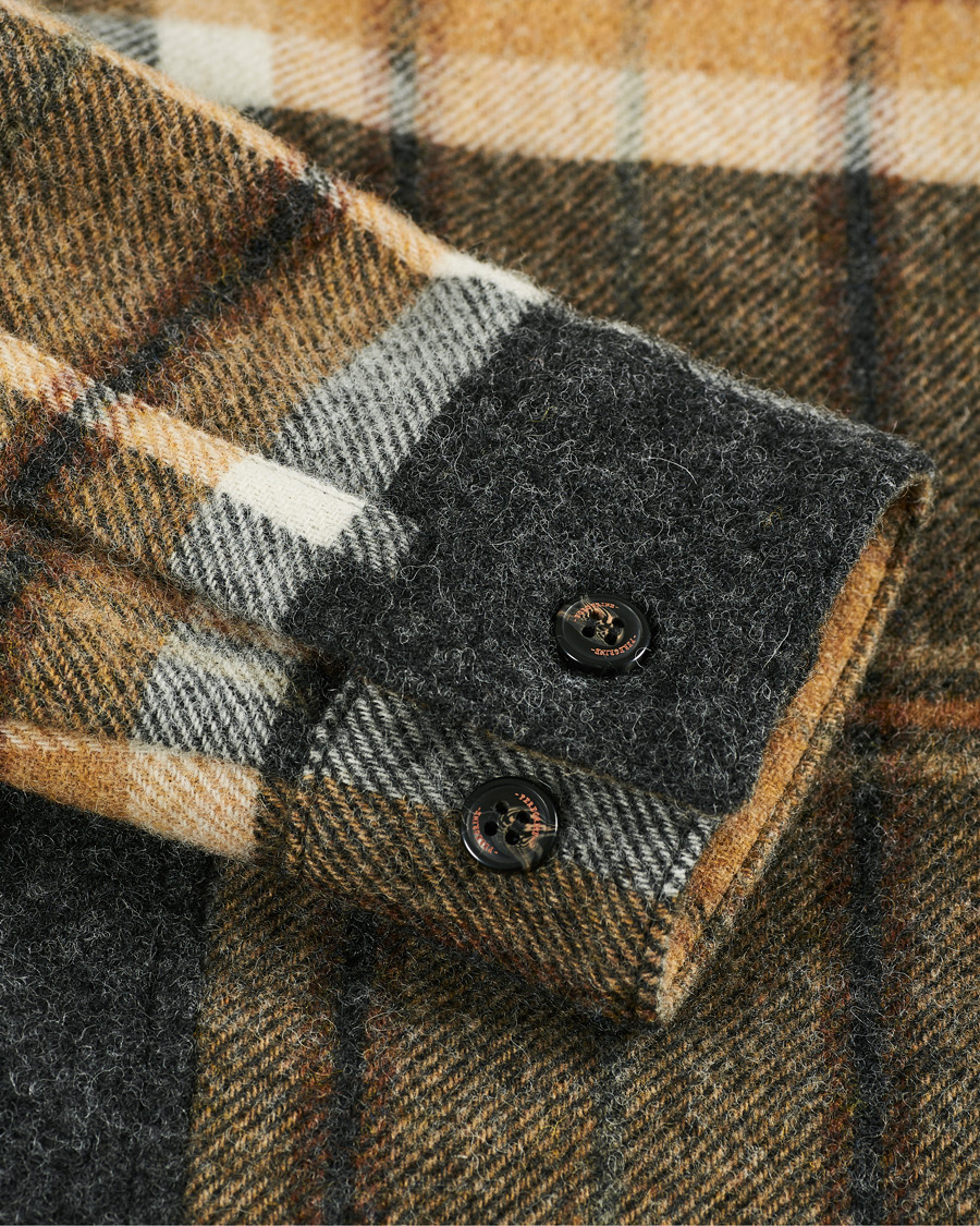 Herre | Skjorter | Peregrine | Checked Wool Overshirt Barney