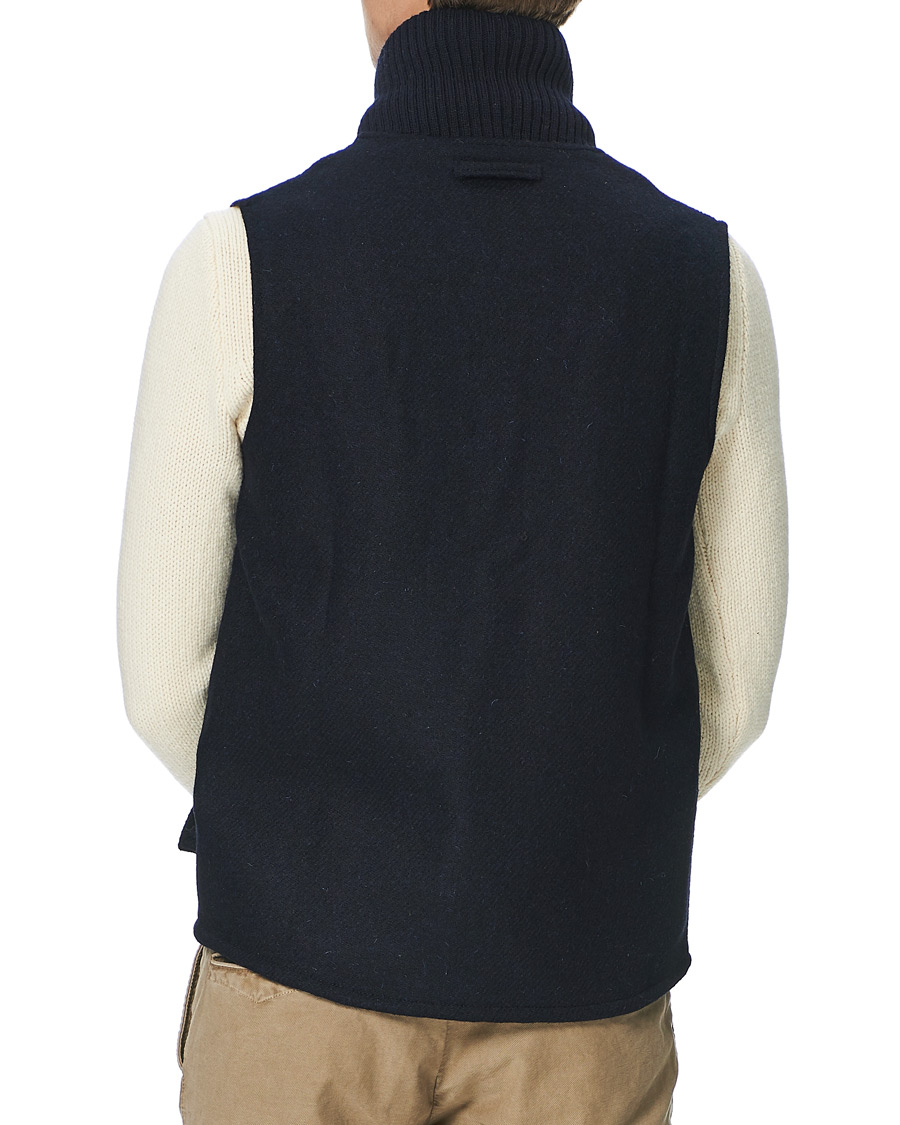 Herre | Jakker | Peregrine | Horrix Harris Tweed Wool Gilet Navy