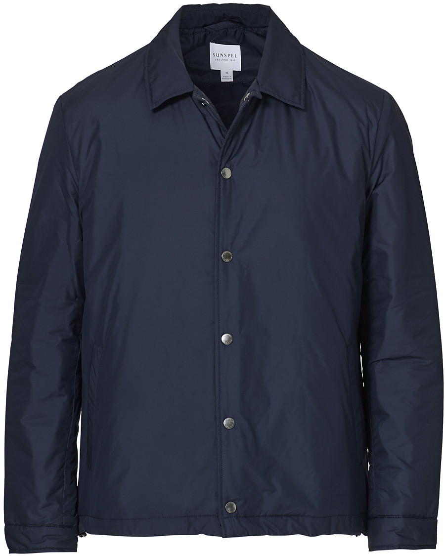 Herre | Jakker | Sunspel | Padded Coach Jacket Navy