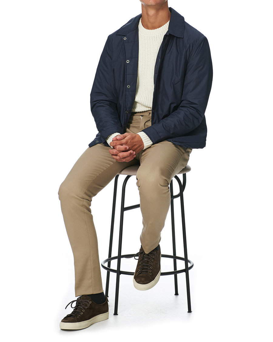 Herre | Jakker | Sunspel | Padded Coach Jacket Navy