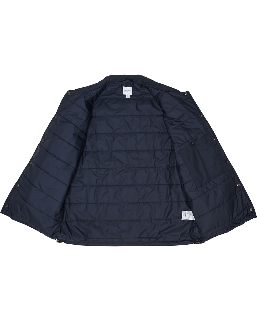 Herre | Jakker | Sunspel | Padded Coach Jacket Navy