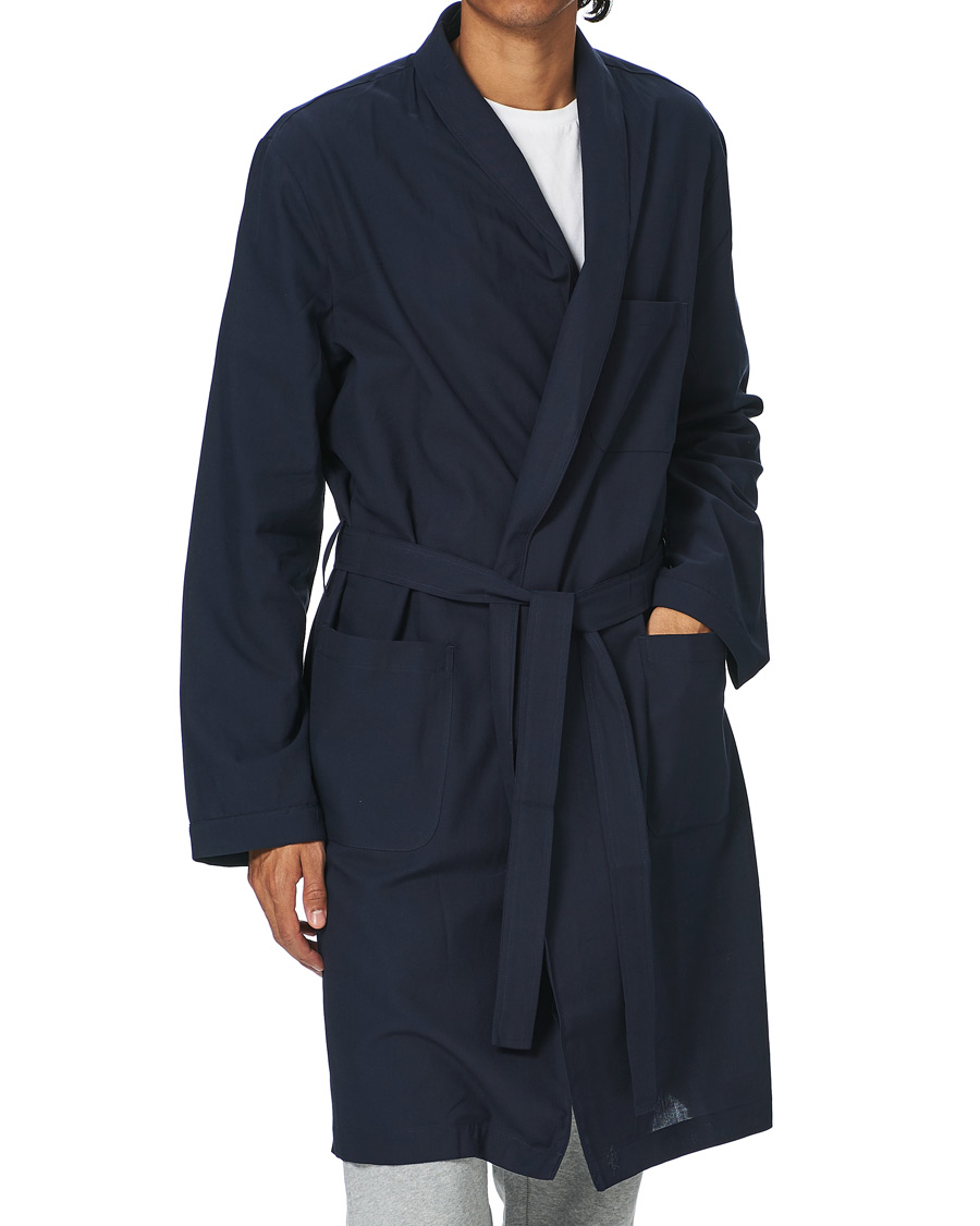 Herre | Pyjamas & Morgenkåber | Sunspel | Cotton Robe Navy