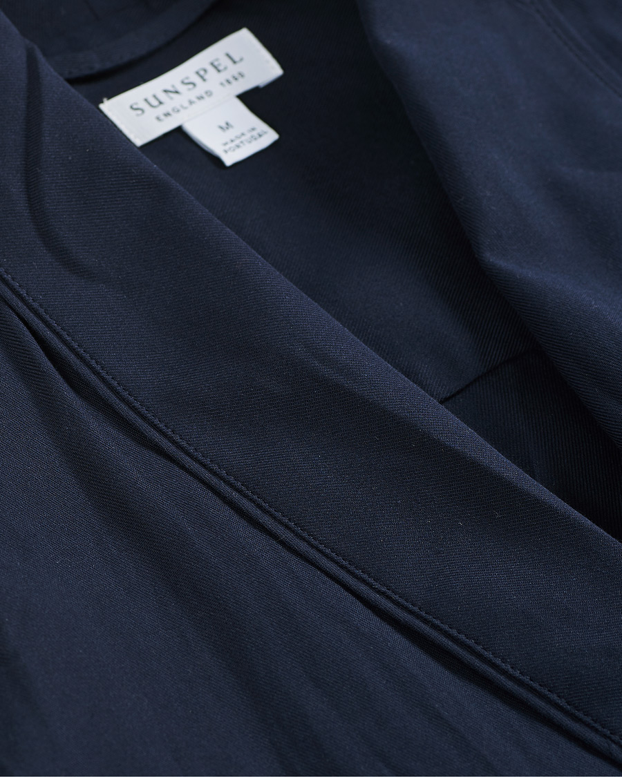 Herre | Pyjamas & Morgenkåber | Sunspel | Cotton Robe Navy