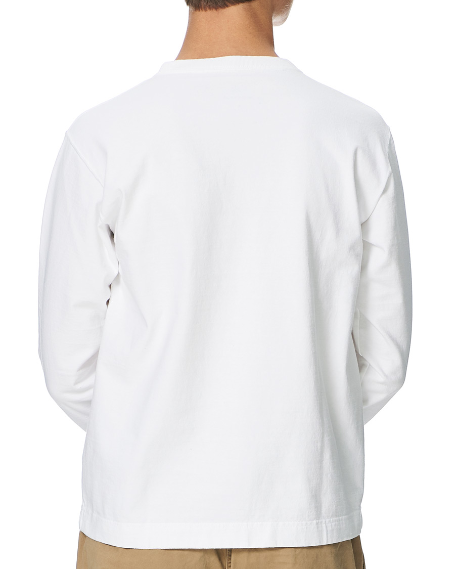 Herre | T-Shirts | Snow Peak | Heavy Cotton Long Sleeve Tee White