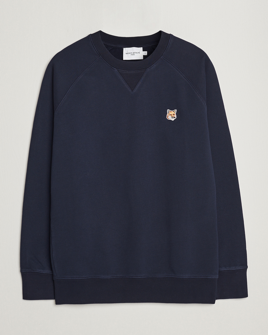 Herre | Trøjer | Maison Kitsuné | Fox Head Sweatshirt Navy
