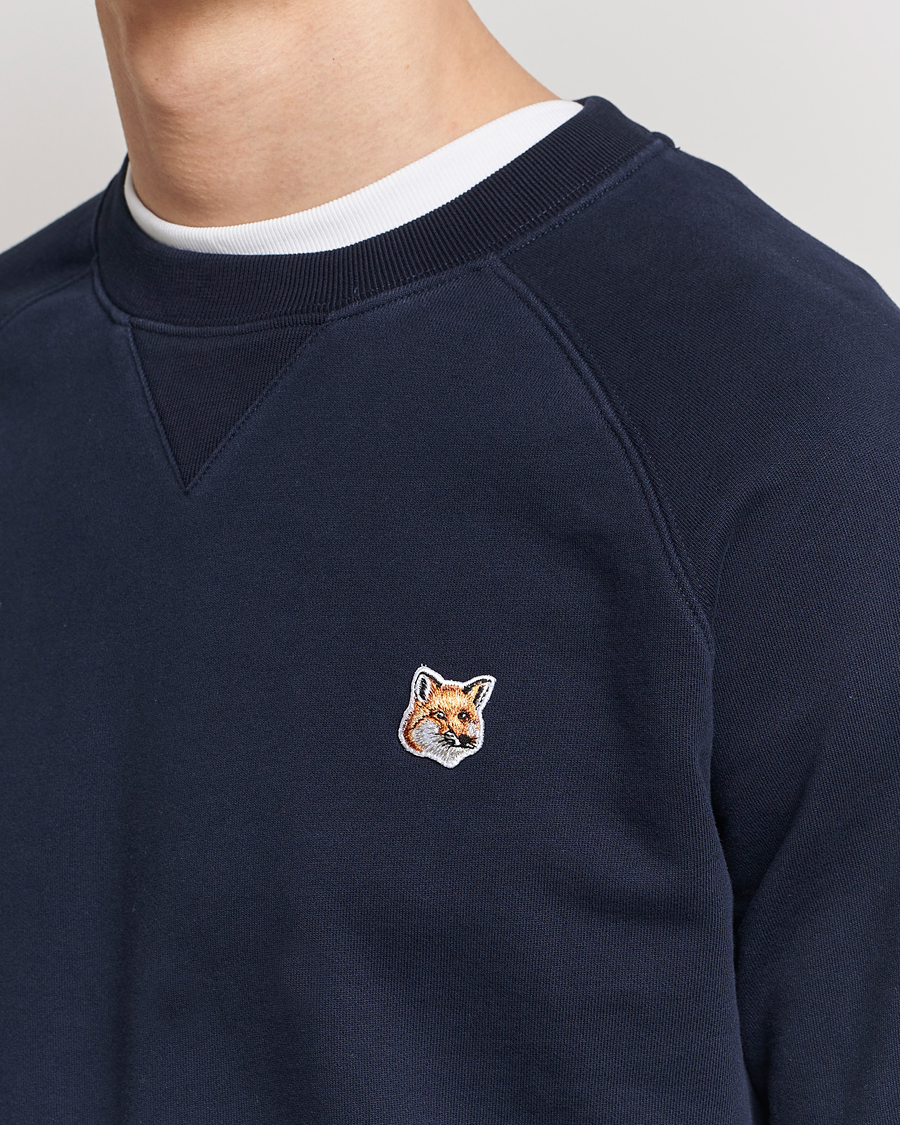 Herre | Trøjer | Maison Kitsuné | Fox Head Sweatshirt Navy