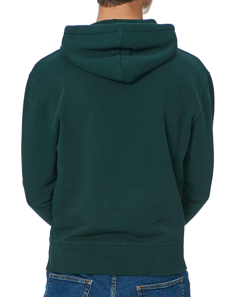 Herre | Trøjer | Maison Kitsuné | Grey Fox Head Hoodie Dark Green