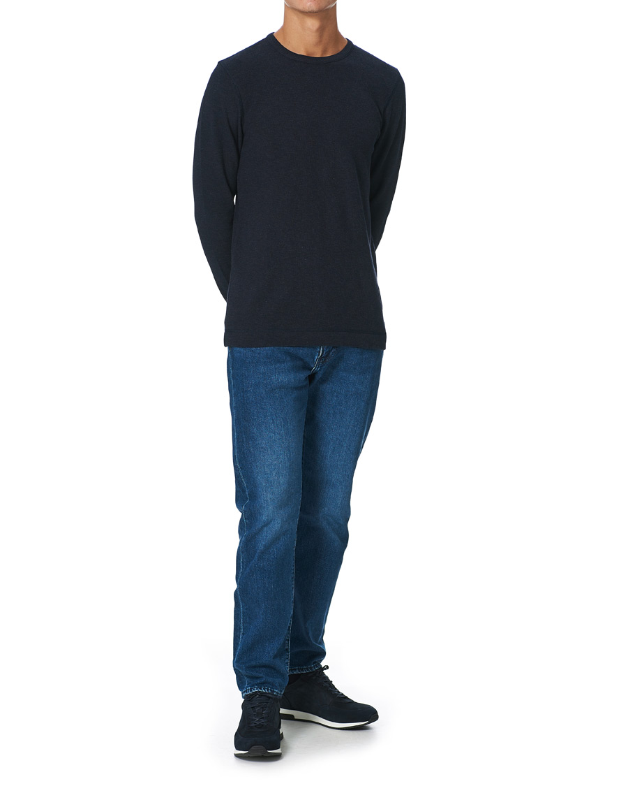 Herre | Trøjer | BOSS ORANGE | BOSS Casual Tempest Sweater Dark Blue