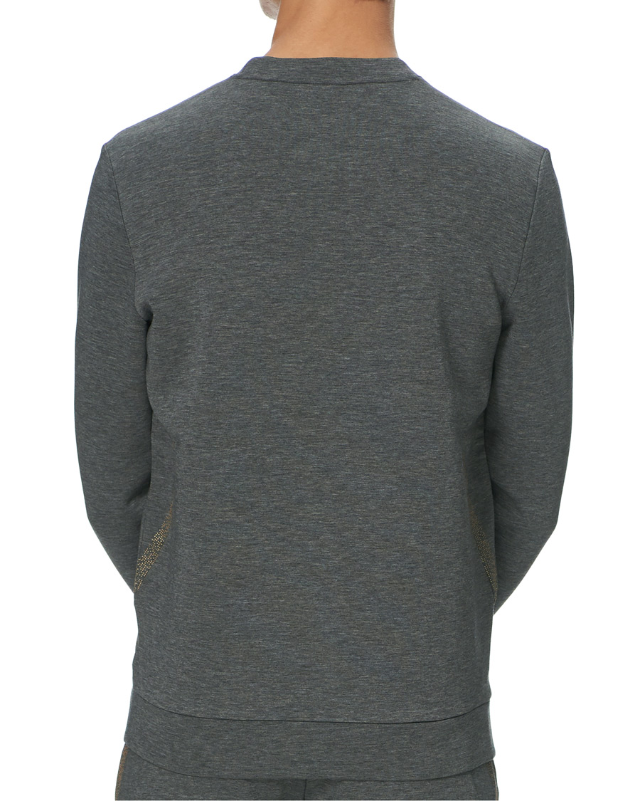 Herre | Trøjer | BOSS GREEN | BOSS Athleisure Salbo Iconic Crew Neck Sweatashirt Medium Grey
