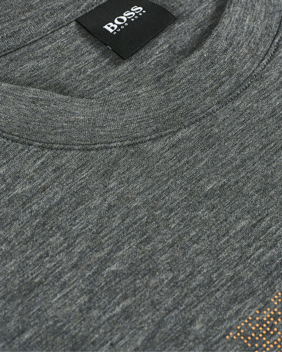 Herre | Trøjer | BOSS GREEN | BOSS Athleisure Salbo Iconic Crew Neck Sweatashirt Medium Grey