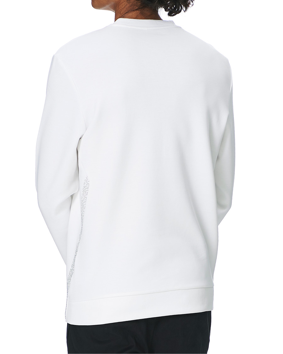 Herre | Trøjer | BOSS GREEN | BOSS Athleisure Salbo Iconic Crew Neck Sweatashirt White